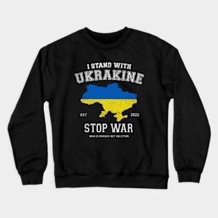 I stand with Ukraine Crewneck Sweatshirt